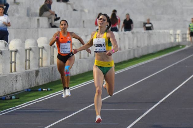 IPA85372498 - Rome , Italy. 05 June, 2026. Rebecca Borga winner of 400-eter race of the International Athletics Meeting Roma Sprint Festival 2026 at Stadio dei Marmi. Credit Roberto Bettacchi  Copyright: xRobertoxBettacchi IPAxSportx xx 85372498