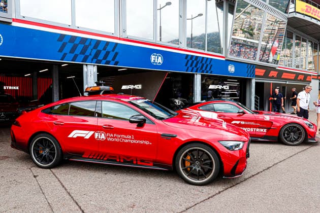Medical Car during the Practice 1 Formula 1 Grand Prix de Monaco 2026 at Circuit de Monaco in Monte Carlo, Monaco. Round 8 of the 2026 FIA Formula One World Championship, WM, Weltmeisterschaft held June 5-7, 2026. The iconic Circuit de Monaco, the jewel of the Formula 1 calendar, winds through the narrow streets of Monte Carlo in the Principality of Monaco. Formula 1 Grand Prix de Monaco 2026 - Round 8 - Circuit de Monaco F1-2026-R08-MON