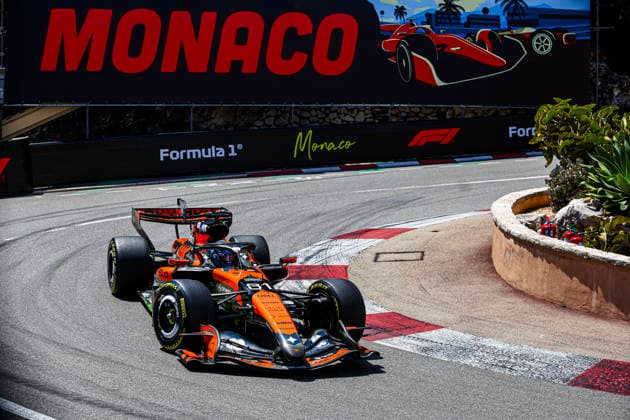(81) Oscar Piastri during the Practice 1 Formula 1 Grand Prix de Monaco 2026 at Circuit de Monaco in Monte Carlo, Monaco. Round 8 of the 2026 FIA Formula One World Championship, WM, Weltmeisterschaft held June 5-7, 2026. The iconic Circuit de Monaco, the jewel of the Formula 1 calendar, winds through the narrow streets of Monte Carlo in the Principality of Monaco. Formula 1 Grand Prix de Monaco 2026 - Round 8 - Circuit de Monaco F1-2026-R08-MON