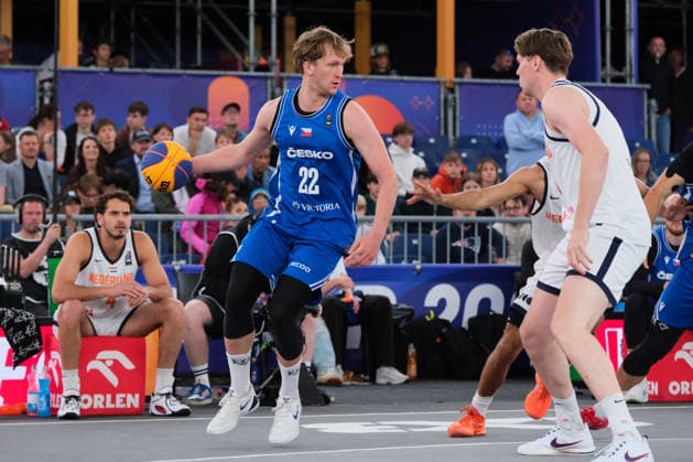 June 5, 2026, Warsaw, Masovian Voivodeship, Poland: Czechia s ADAM RUZICKA (22) in action during a FIBA 3x3 Basketball World Cup men s last 16 game between Netherlands and Czechia in Warsaw, Poland. Basketball 2026: FIBA 3x3 World Cup Men s Last 16: Netherlands 21:15 Czechia  - ZUMAk204 20260605_zip_k204_042 Copyright: xRomanxKozielx