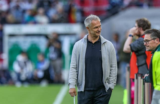 GER, Cologne, Germany vs Norway, international match, football, FIFA, 2026 2027 season, World Cup qualifiers, Rhein Energie Stadium, 5 matchday in picture Christian Wück national coach German national team women DFB DFL REGULATIONS PROHIBIT ANY USE OF PHOTOGRAPHS AS IMAGE SEQUENCES AND OR QUASI VIDEO, 05 06 2026 Copyright: HMBxMedia HendrikxHamelau