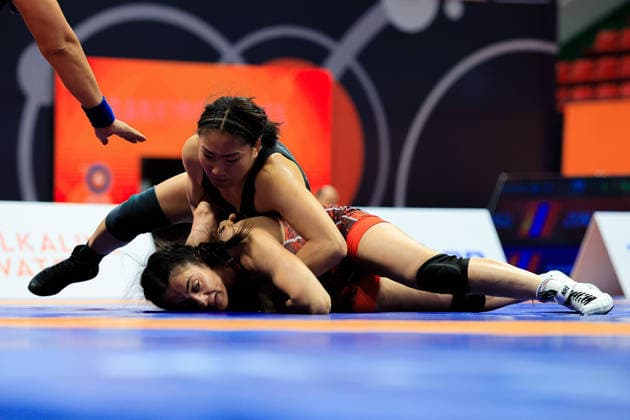 Wrestling Ranking Series Ulaanbaatar Open 59kg WW Bolortuya Khurelkhuu MGL df Bediha Gun TUR Copyright: xKostadinxAndonovx xUnitedxWorldxWrestlingx Kostadin Andonov United World Wrestling