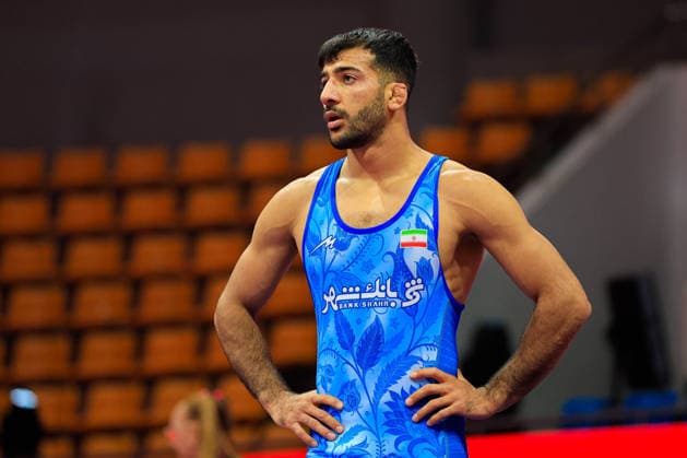 Wrestling Ranking Series Ulaanbaatar Open 63kg GR Mohammad Mahdi Abbas Keshtkar IRI Copyright: xKostadinxAndonovx xUnitedxWorldxWrestlingx Kostadin Andonov United World Wrestling