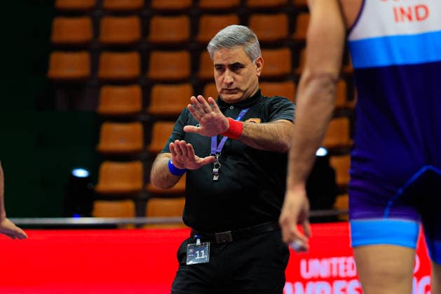 Wrestling Ranking Series Ulaanbaatar Open Referee Copyright: xKostadinxAndonovx xUnitedxWorldxWrestlingx Kostadin Andonov United World Wrestling