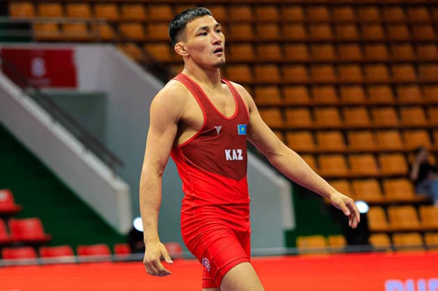 Wrestling Ranking Series Ulaanbaatar Open 63kg GR Yerkebulan Ardakov KAZ Copyright: xKostadinxAndonovx xUnitedxWorldxWrestlingx Kostadin Andonov United World Wrestling