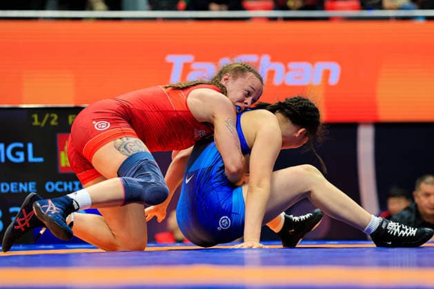 Wrestling Ranking Series Ulaanbaatar Open 72kg WW Wiktoria Choluj POL df Odgerel Erdene Ochir MGL Copyright: xKostadinxAndonovx xUnitedxWorldxWrestlingx Kostadin Andonov United World Wrestling