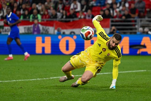 FOOTBALL - Friendly - Hungary vs Finland Photo by IPA ABACAPRESS.COM85366001 - Peter Szappanos (Hungary) in control of the ball thsat goes out during the UEFA friendly match between Hungary vs Finland, 5 June 2026 at the Puskas Arena, Budapest, Hungary Budapest Hungary  Copyright: xIPAxSport ABACAx
