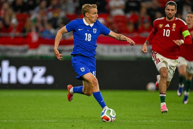 FOOTBALL - Friendly - Hungary vs Finland Photo by IPA ABACAPRESS.COM85365964 - Topi Keskinen (Finland) during the UEFA friendly match between Hungary vs Finland, 5th June 2026 at the Puskas Arena, Budapest, Hungary Budapest Hungary  Copyright: xIPAxSport ABACAx