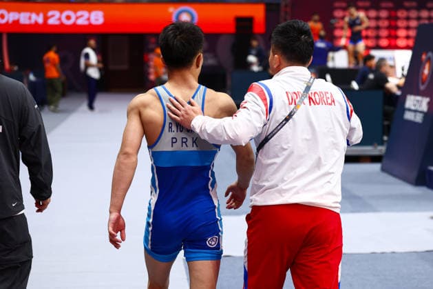 World Ranking Series Ulaanbaatar Open 60kg GR Yu Chol Ro PRK Copyright: xJakexKirkmanx xUnitedxWorldxWresx Jake Kirkman United World Wres