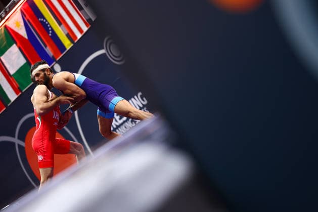 World Ranking Series Ulaanbaatar Open 63kg GR Erfan Behnam Jarkani IRI df Sunny Kumar IND Copyright: xJakexKirkmanx xUnitedxWorldxWresx Jake Kirkman United World Wres