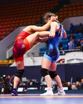 World Ranking Series Ulaanbaatar Open 53kg WW Andreea Beatrice Ana ROU df Namuuntsetseg Tsogt Ochir MGL Copyright: xJakexKirkmanx xUnitedxWorldxWresx Jake Kirkman United World Wres