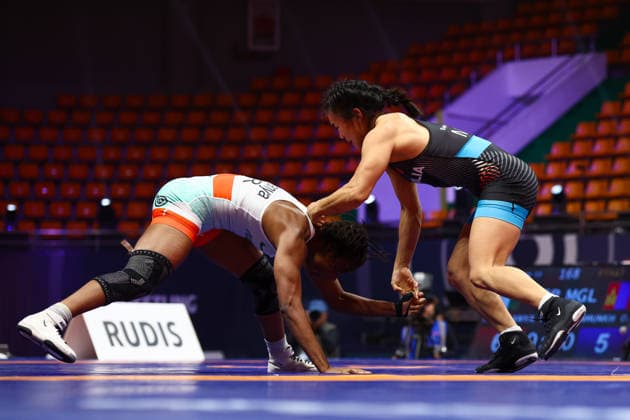 World Ranking Series Ulaanbaatar Open 53kg WW Christianah Tolulope Ogunsanya NGR df Otgontuya Bayanmunkh MGL Copyright: xJakexKirkmanx xUnitedxWorldxWresx Jake Kirkman United World Wres