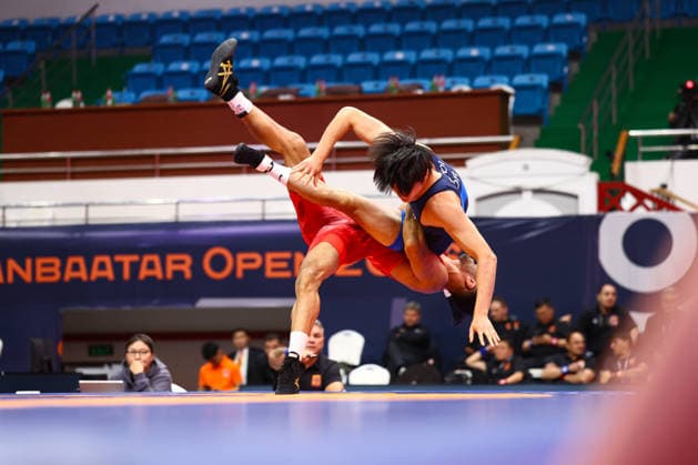 World Ranking Series Ulaanbaatar Open 63kg GR Mohammad Mahdi Abbas Keshtkar IRI df Hyunwoong Choi KOR Copyright: xJakexKirkmanx xUnitedxWorldxWresx Jake Kirkman United World Wres