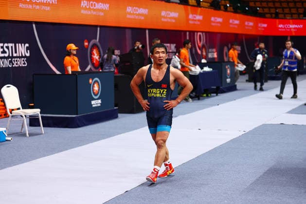 World Ranking Series Ulaanbaatar Open 63kg GR Zholaman Sharshenbekov KGZ Copyright: xJakexKirkmanx xUnitedxWorldxWresx Jake Kirkman United World Wres