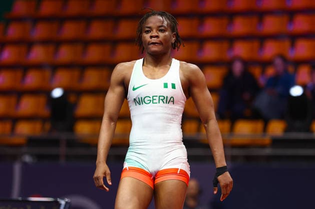 World Ranking Series Ulaanbaatar Open 53kg WW Christianah Tolulope Ogunsanya NGR Copyright: xJakexKirkmanx xUnitedxWorldxWresx Jake Kirkman United World Wres