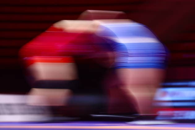 World Ranking Series Ulaanbaatar Open 53kg WW - Kyong Ryong Oh (PRK) df. Moe Kiyooka (JPN) *** World Ranking Series Ulaanbaatar Open 53kg WW Kyong Ryong Oh PRK df Moe Kiyooka JPN Copyright: xJakexKirkmanx xUnitedxWorldxWresx Jake Kirkman United World Wres