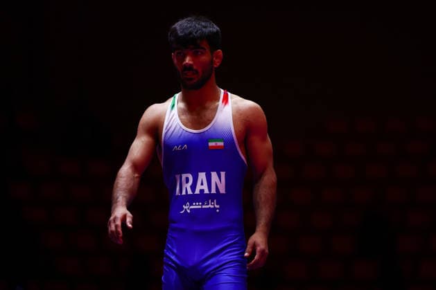 World Ranking Series Ulaanbaatar Open 60kg GR Ali Abdollah Ahmadi Vafa IRI Copyright: xJakexKirkmanx xUnitedxWorldxWresx Jake Kirkman United World Wres