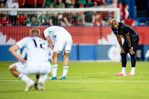 June 5, 2026, Montreal, Pq, Canada: Canada s Derek Cornelius (13) looks on after Canada tied with Republic of Ireland in International Friendly, Länderspiel, Nationalmannschaft soccer action in Montreal, on Friday, June 5, 2026. Canada News - June 5, 2026  - ZUMAc35_ 20260605_zaf_c35_120 Copyright: xChristopherxKatsarovx