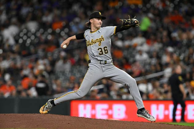 June 2, 2026, Houston, Texas, United States: Pittsburgh Pirates pitcher Bubba Chandler (36) pitches in the fifth inning during an MLB, Baseball Herren, USA game against the Houston Astros on Tuesday June 2, 2026 at Daikin Park in Houston, Texas. The Pirates defeated the Astros 10-6. Houston United States - ZUMAw132 20260602_zap_w132_140 Copyright: xTomxWalkox