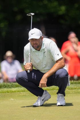 June 5, 2026, Dublin, Ohio, U.S: Scottie Scheffler lines up his putt during the second round of The Memorial Tournament at Muirfield Village Golf Club, Dublin, Ohio. Dublin U.S - ZUMAs304 20260605_zaf_s304_031 Copyright: xScottxStuartx