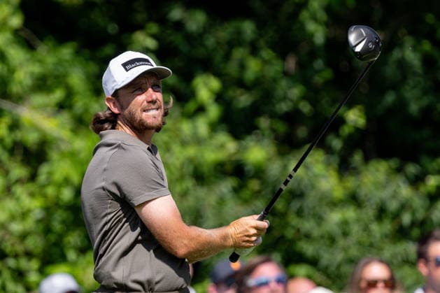 June 5, 2026, Dublin, Ohio, U.S: Tommy Fleetwood watches his tee shot on 15 during the second round of The Memorial Tournament at Muirfield Village Golf Club, Dublin, Ohio. PGA, Golf Herren Tour 2026 - The Memorial Tournament - Second Round  - ZUMAs304 20260605_zaf_s304_076 Copyright: xScottxStuartx