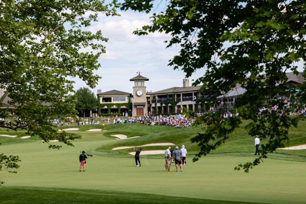 June 5, 2026, Dublin, Ohio, U.S: JJ Spaun hits from the 18th fairway during the second round of The Memorial Tournament at Muirfield Village Golf Club, Dublin, Ohio. Dublin U.S - ZUMAs304 20260605_zaf_s304_087 Copyright: xScottxStuartx