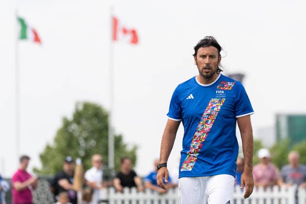 June 5, 2026, Toronto, Ontario, Canada: Cristian Zaccardo during the Italians football legends exhibition match as part of the Italian FIFA Legends Tour in Toronto. on June 5, 2026 in Toronto, Canada. Italian FIFA Legends Tour In Toronto  - ZUMAe321 20260605_zsa_e321_038 Copyright: xLeonardoxRamirezx
