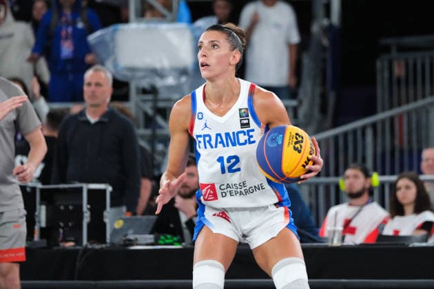 June 5, 2026, Warsaw, Masovian Voivodeship, Poland: France s LAETITIA GUAPO (12) in action during a FIBA 3x3 Basketball World Cup women s last 16 game between France and Czechia in Warsaw, Poland. Warsaw Poland - ZUMAk204 20260605_zip_k204_111 Copyright: xRomanxKozielx