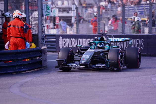 F1 Gran Prix of Monaco Lance Stroll of Aston Martin Aramco Honda on track during free practice 1 ahead of the F1 Grand Prix of Monaco at Monte-Carlo Circuit on June 5, 2026 in Montecarlo, Monaco.. Monaco Monte-Carlo Monaco Copyright: xMarcoxCanonierox
