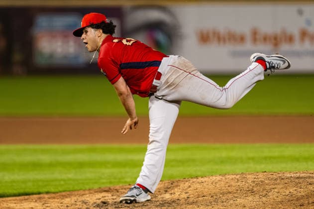 Williamsport Crosscutters v Trenton Thunder - MLB, Baseball Herren, USA Draft League Baseball Jordan Savinon of the Williamsport Crosscutters delivers a pitch during an MLB Draft League baseball game at Trenton Thunder Ballpark in Trenton, United States, on June 5, 2026. Trenton United States  Copyright: xDanxSquicciarinix originalFilename:squicciarini-williams260605_npw5p.jpg