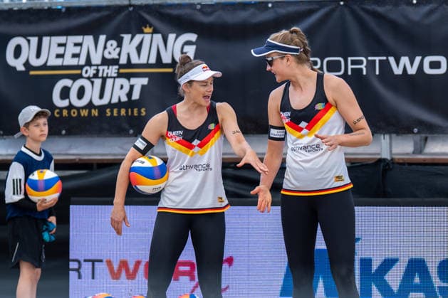 QUEEN KING OF THE COURT Hamburg, Germany 06 06 2026 HAMBURG, GERMANY JUNE 6 Cinja Tillmann GER , Svenja Müller GER during the QUEEN KING OF THE COURT at Hamburg on June 6, 2026 in Hamburg, Germany Copyright: xBEAUTIFULxSPORTS PeterxWeberx