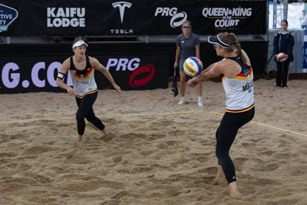 QUEEN KING OF THE COURT Hamburg, Germany 06 06 2026 HAMBURG, GERMANY JUNE 6 Svenja Müller GER , Cinja Tillmann GER during the QUEEN KING OF THE COURT at Hamburg on June 6, 2026 in Hamburg, Germany Copyright: xBEAUTIFULxSPORTS PeterxWeberx