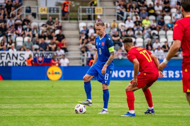 Slovakia v Montenegro - International Friendly, Länderspiel, Nationalmannschaft Match Ondrej Duda of Slovakia in action during the international friendly match between Slovakia and Montenegro at Kosicka Futbalova Arena in Kosice, Slovakia, on June 5, 2026. Kosice Slovakia  Copyright: xMatejxSaganx originalFilename:sagan-slovakia260605_npeI9.jpg