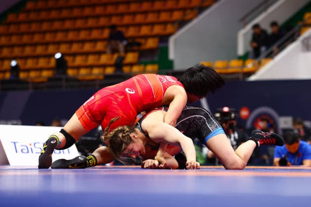 World Ranking Series Ulaanbaatar Open 55kg WW Natsumi Masuda JPN df Tuba Demir TUR Copyright: xJakexKirkmanx xUnitedxWorldxWresx Jake Kirkman United World Wres