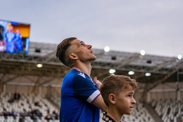 Slovakia v Montenegro - International Friendly, Länderspiel, Nationalmannschaft Match Peter Pekarik of Slovakia in action during the international friendly match between Slovakia and Montenegro at Kosicka Futbalova Arena in Kosice, Slovakia, on June 5, 2026. Kosice Slovakia  Copyright: xMatejxSaganx originalFilename:sagan-slovakia260605_npx88.jpg
