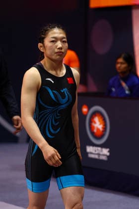 World Ranking Series Ulaanbaatar Open 62kg WW Huan Yang CHN Copyright: xJakexKirkmanx xUnitedxWorldxWresx Jake Kirkman United World Wres