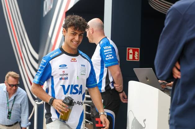 Arvid Lindbald Visa Cash App RB 41 arrives by boat at the paddock, 3 Free Practice, Monaco Grand Prix, Motorsport, Men, Formula 1, 06 06 2026 Monte Carlo Monaco MCO Copyright: xkolbert-press ChristianxKolbertx