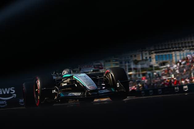 12 KIMI ANTONELLI Andrea ita , Mercedes AMG F1 Team W17, action Monte Carlo Monaco