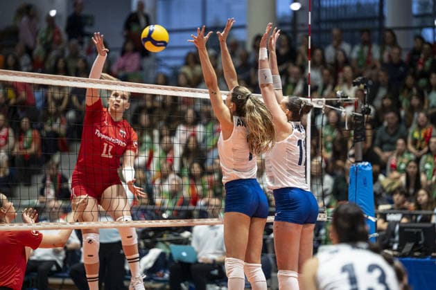 Hungary x Portugal - CEV Volleyball European League 2026 - Pavilhao de Desportos de Vila da Conde in Vila da Conde, Portugal  Copyright: xPedroxLoureiro SportsxPressxPhotox Sportspressphoto_SPR161545