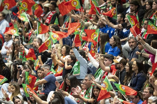 Hungary x Portugal - CEV Volleyball European League 2026 - Pavilhao de Desportos de Vila da Conde in Vila da Conde, Portugal  Copyright: xPedroxLoureiro SportsxPressxPhotox Sportspressphoto_SPR161564
