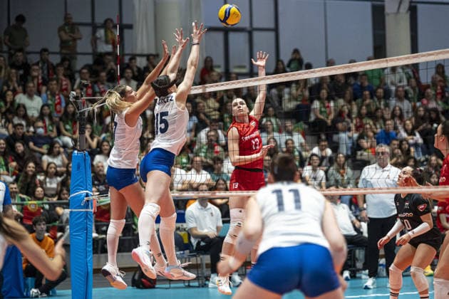 Hungary x Portugal - CEV Volleyball European League 2026 - Pavilhao de Desportos de Vila da Conde in Vila da Conde, Portugal  Copyright: xPedroxLoureiro SportsxPressxPhotox Sportspressphoto_SPR161599