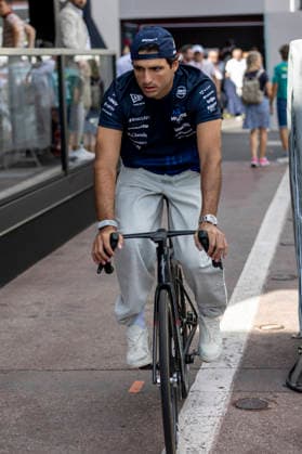 RECORD DATE NOT STATED 6th June 2026: Circuit de Monaco, Monaco: Formula One Monaco Grand Prix, Qualifying Day; Atlassian Williams F1 Team driver Carlos Sainz arrives in the paddock TimxWilliams