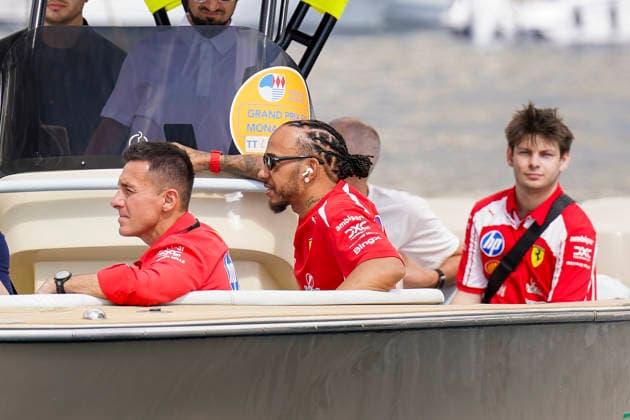 FORMULA ONE MONACO GRAND PRIX 2026 Lewis Hamilton 44 (GBR) Ferrari arriving for qualifying during the Formula 1 Louis Vuitton Monaco Grand Prix 2026, 6th round of the 2026 Formula 1 World Championship, WM, Weltmeisterschaft from June 5th - 7th, 2026 at the Circuit de Monaco, Monte Carlo, Monaco. Credit: Robbie Hoad Every Second Media Editorial use only. All images are copyright Every Second Media Limited. No images may be reproduced without prior permission. Copyright: xIMAGO EveryxSecondxMediax ESM-2024-0211 RobbiexHoadx xEveryxSecondxMediax