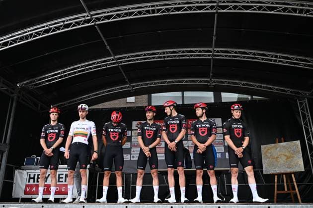 Heistse Pijl 2026 Cycling Race HEIST-OP-DEN-BERG, BELGIUM - JUNE 06 : Tudor Pro Cycling Team during the 55th edition of Heistse Pijl an UCI Class 1.1 one day cycling road race for Men Elite of km with start in Vosselaar and finish in Heist-op-den-Berg on June 6, 2026 in Heist-op-den-Berg, Belgium, 06 06 2026 Heist-op-den-Berg Belgium  Copyright: xRex
