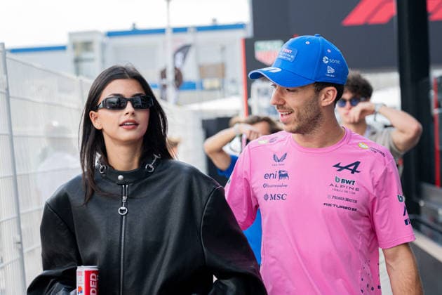 Formula 1 Monaco Grand Prix - Pierre Gasly and Francisca Gomes AJ Alpine driver Pierre Gasly (10) and his partner Portuguese model Francisca Kika Cerqueira Gomes arrives in the Paddock prior to final practice ahead of the F1 Grand Prix of Monaco at Circuit de Monaco on June 06, 2026 in Monte-Carlo, Monaco. Photo by Alexis Jumeau ABACAPRESS.COM Monaco Monaco  Copyright: xJumeauxAlexis ABACAx