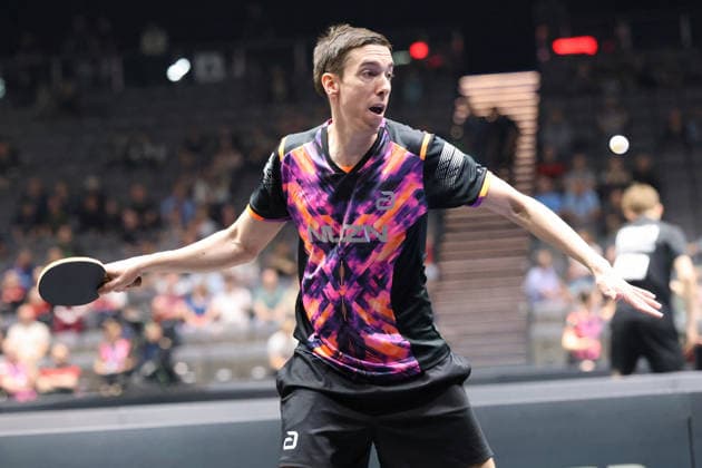 Florian Bluhm at the Smash GER Erfurt TT Finals 2026 German Championships, Table Tennis Exhibition Hall Erfurt 06 06 2026 GER Erfurt TT Finals 2026 German Championships, Table Tennis Exhibition Hall Erfurt 06 06 2026 Thueringen German Championships 06 06 2026 Erfurt Copyright: xEibner-Pressefoto JoergxHirschx EP_JHH