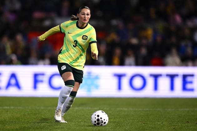 SOCCER MATILDAS MEXICO, Winonah Heatley of Australia controls the ball during the International Friendly, Länderspiel, Nationalmannschaft match between Australia and Mexico at McDonald Jones Stadium in Newcastle, Saturday, June 6, 2026. ( NO ARCHIVING, EDITORIAL USE ONLY NEWCASTLE NEW SOUTH WALES AUSTRALIA  Copyright: xDANxHIMBRECHTSx 20260606179814986642