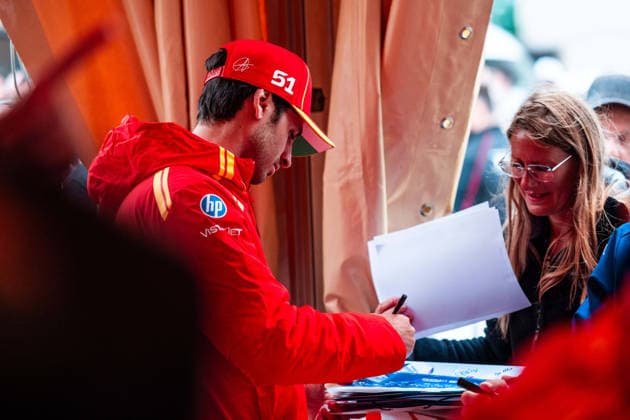 24 HEURES DU MANS 2026 - PESAGE GIOVINAZZI Antonio (ita), Ferrari AF Corse, Ferrari 499P 51, Hypercar, portrait during Le Pesage of the 24 Hours of Le Mans 2026, 3rd round of the 2026 FIA World Endurance Championship, from June 5 to 6, 2026 on the Place de la RÃ publique in Le Mans, France -  Copyright: xDPPIx