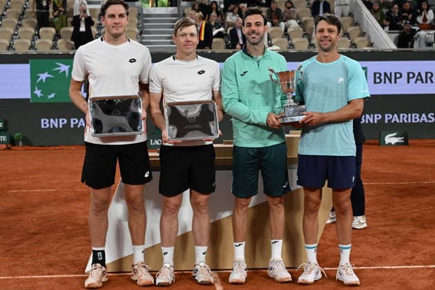 Tennis -Internationaux de France - Roland Garros 2026 - ITF - 06 06 2026 - Tennis -Internationaux de France - Roland Garros 2026 - ITF - 06 06 2026 - victoire du double Granollers Zeballos - Espagne ParisFrance  Copyright: xChryslenexCaillaud Psnewzx
