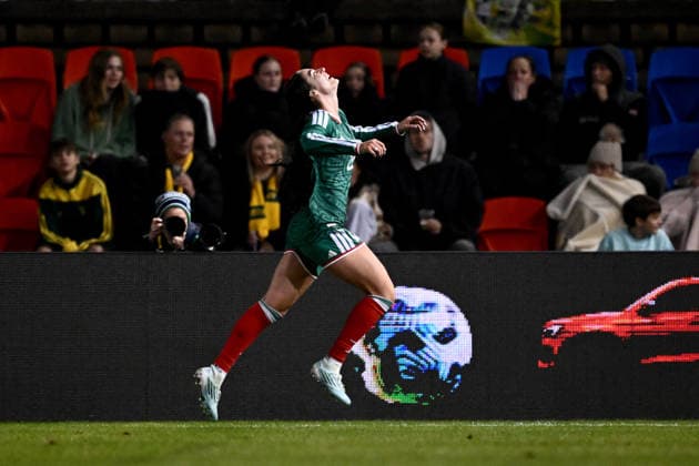 SOCCER MATILDAS MEXICO, Diana Rosario Ordonez Torres of Mexico celebrates after scoring a goal during the International Friendly, Länderspiel, Nationalmannschaft match between Australia and Mexico at McDonald Jones Stadium in Newcastle, Saturday, June 6, 2026. ( NO ARCHIVING, EDITORIAL USE ONLY NEWCASTLE NEW SOUTH WALES AUSTRALIA  Copyright: xDANxHIMBRECHTSx 20260606192641898630